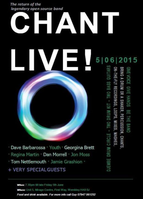 Chant Live!, 5th June 2015