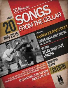 Songs From The Cellar, 20th November 2015