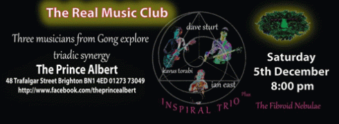 Inspiral Trio & The Fibroid Nebulae @ Real Music Club, Brighton, 5th December 2015