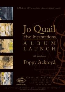 Jo Quail + Poppy Aykroyd, 19th March 2016