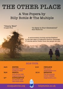Billy Bottle & The Multiple - 'The Other Place' - on tour, 2016