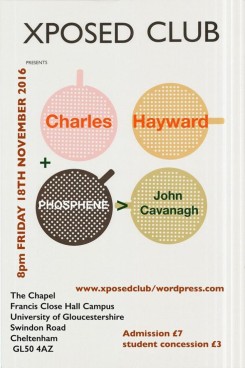Charles Hayward + Phosphere, 18th November 2016