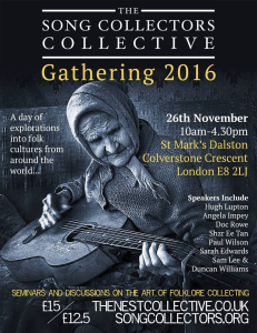 The Song Collectors Collective Gathering, 2016