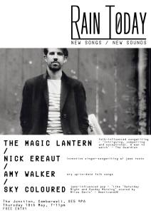The Magic Lantern + Nick Ereaut + Amy Walker + Sky Coloured, 18th May 2017