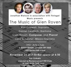 The Music of Glen Roven, 22nd November 2017