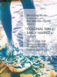 Colonial Sun + Mally Harpaz + others, 7th March 2018