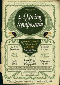 A Spring Symposium (for Tim Smith), 12th May 2018