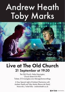 Andrew Heath + Toby Marks, 21st September 2018