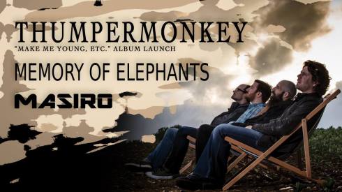 Thumpermonkey + Memory Of Elephants + Masiro, 11th October 2018