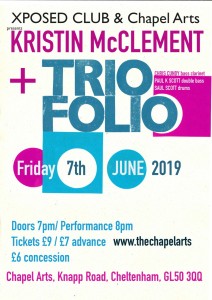 Kristin McClement + Triofolio, 7th June 2019 